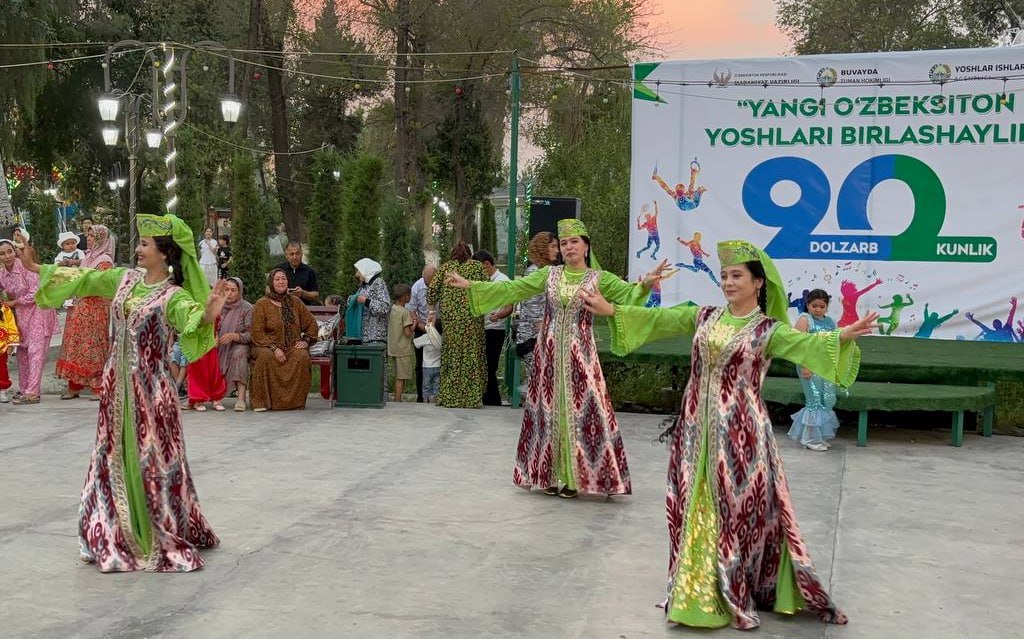 Talabalar “Dolzarb 90 kun” gala-konsertlarida faol ishtirok etmoqda