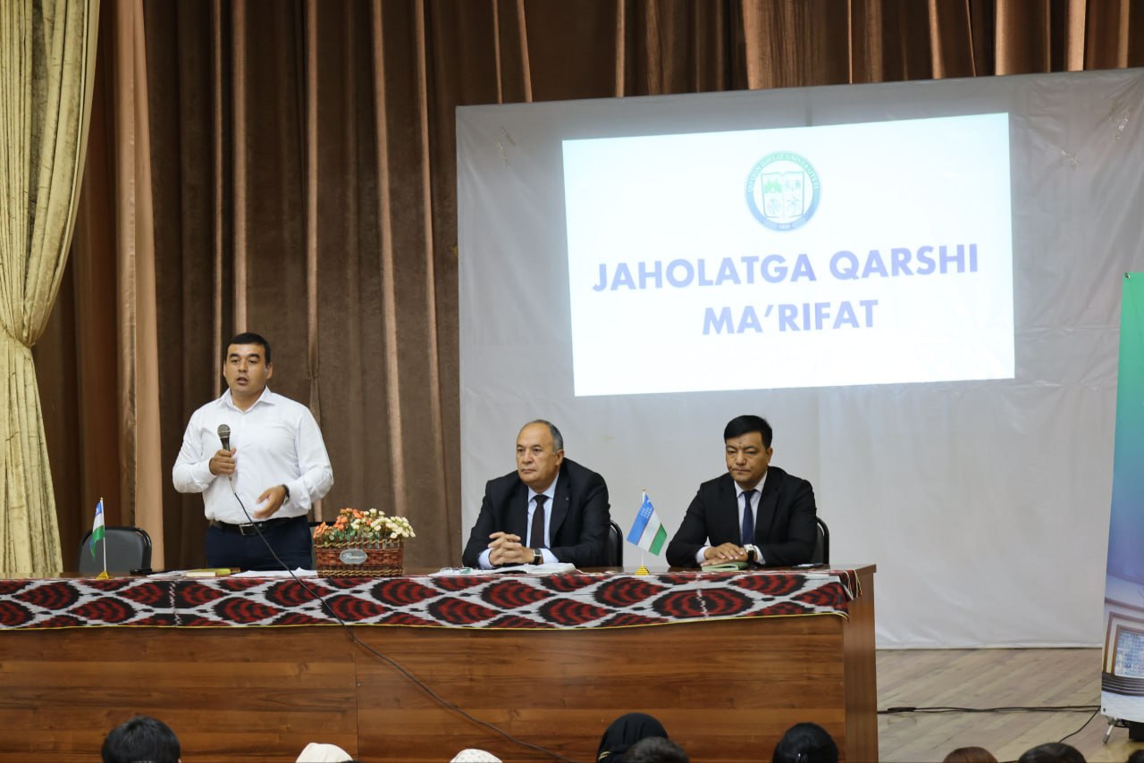 Jaholatga qarshi maʼrifat” mavzusida maʼnaviy-maʼrifiy uchrashuv boʻlib oʻtdi