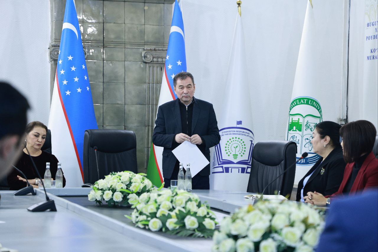 Qoʻqon davlat universitetida OAK raisi bilan ochiq muloqot boʻlib oʻtdi