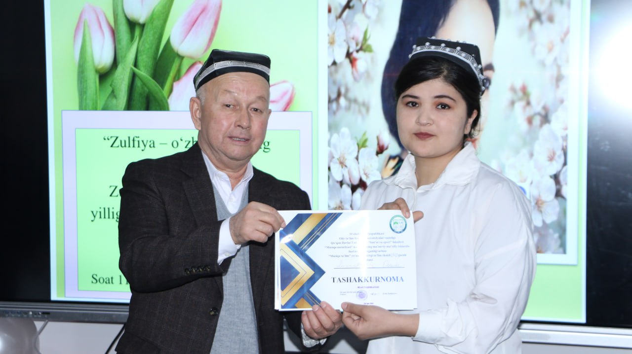 Zulfiya – o‘zbek qizining iftixori